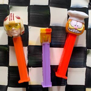 3 Vintage Pez Dispensers